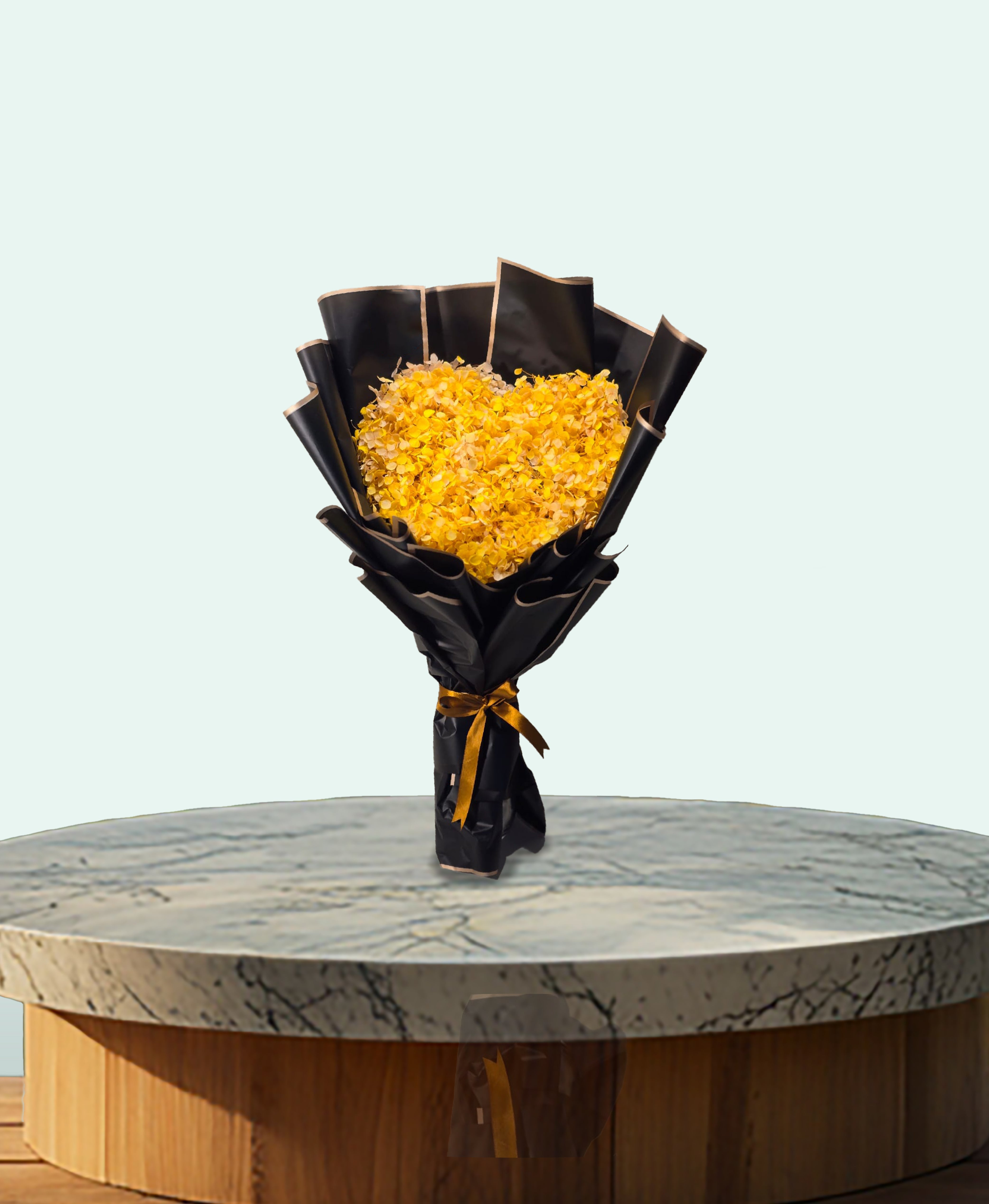 Golden Heart Bloom Wrap